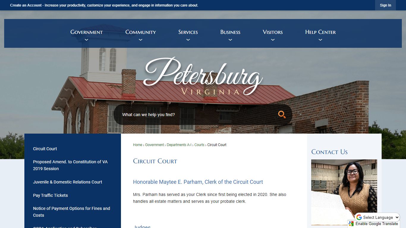 Circuit Court | Petersburg, VA - Official Website